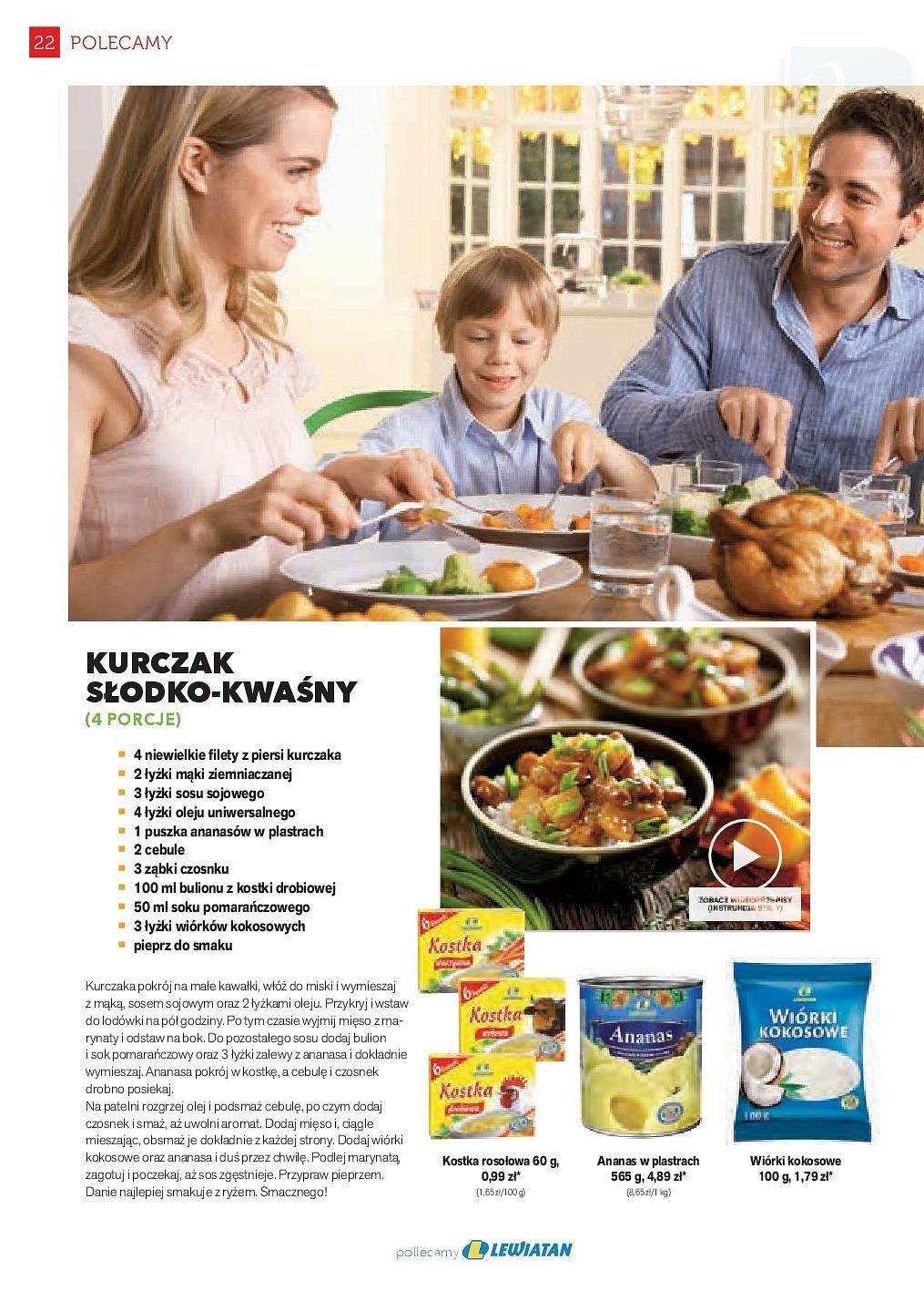 Gazetka promocyjna Lewiatan str. 22