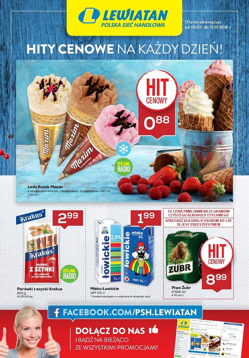 Gazetka promocyjna Lewiatan str. 1