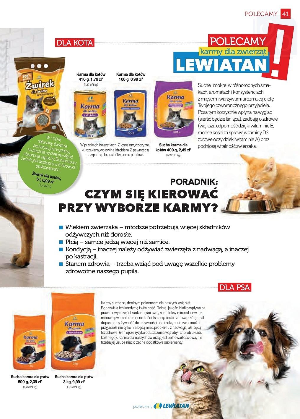 Gazetka promocyjna Lewiatan str. 41