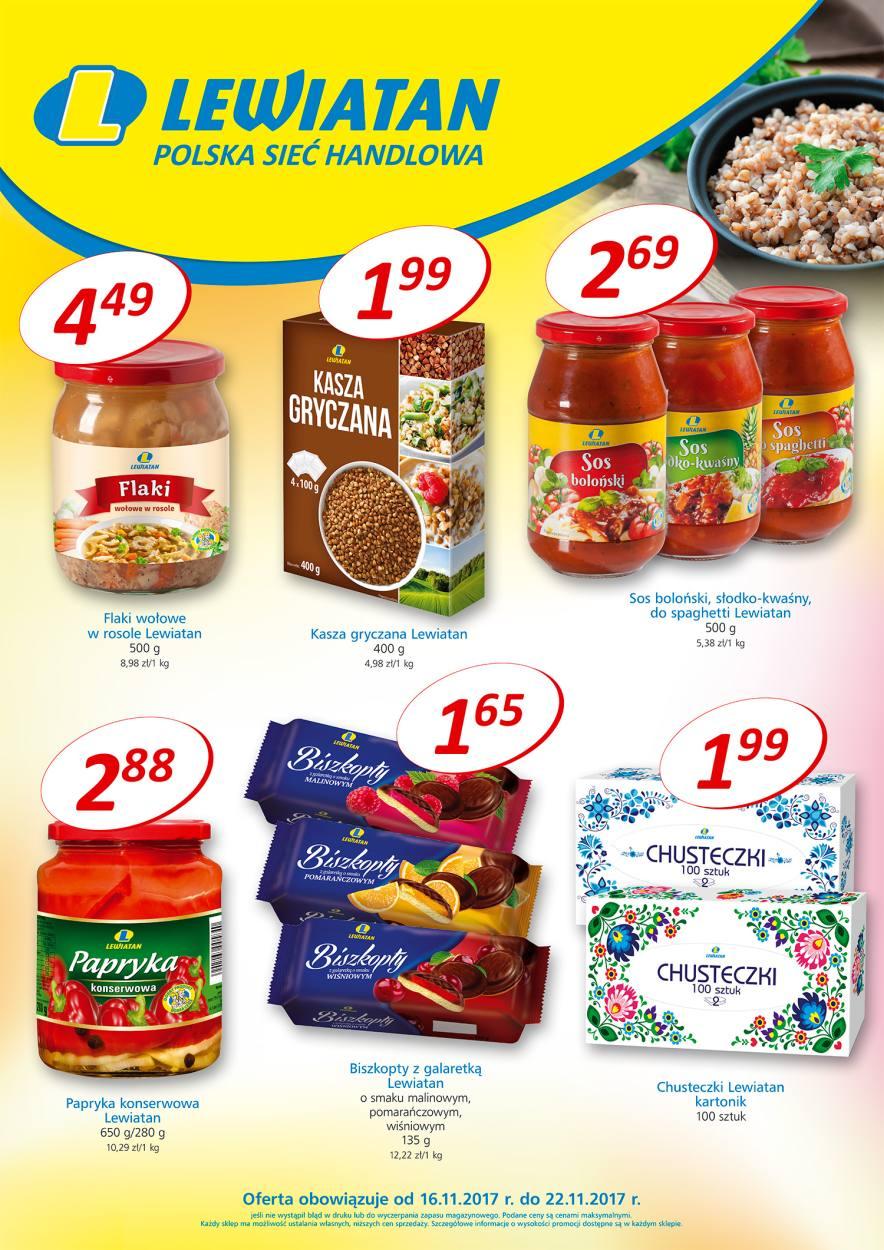 Gazetka promocyjna Lewiatan str. 1