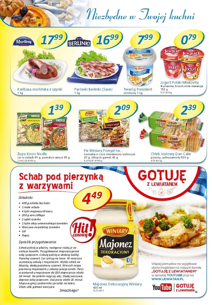 Gazetka promocyjna Lewiatan str. 2