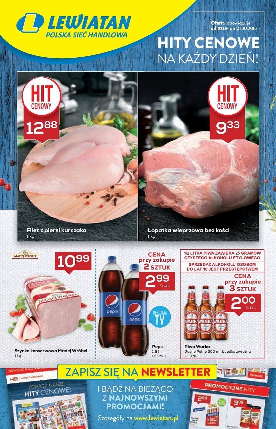 Gazetka promocyjna Lewiatan str. 1