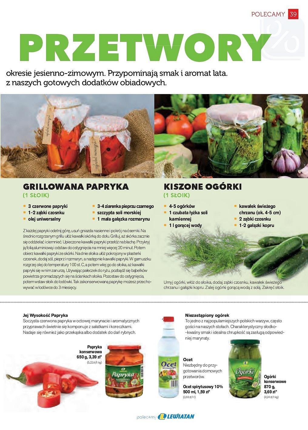 Gazetka promocyjna Lewiatan str. 39